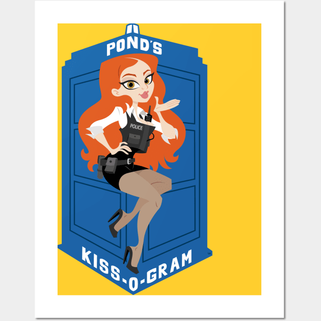 Pond's Kiss-O-Gram Wall Art by nocturnallygeekyme